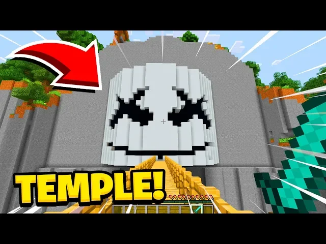 minecraft : i found the temple of marshmello!(ps3/xbox360/ps4/xboxone/pe/mcpe
